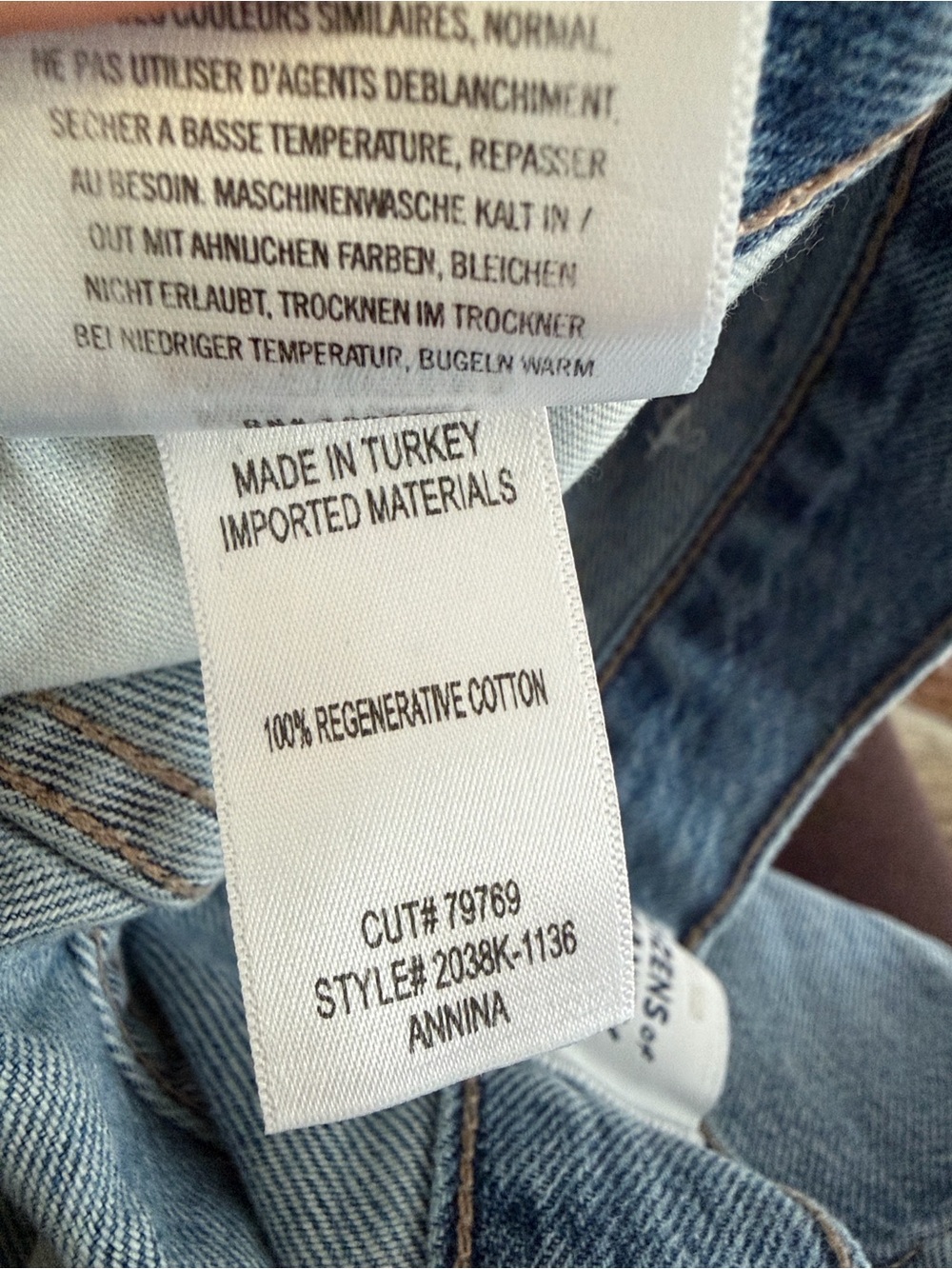 Citizens of Humanity Annina wide Leg Jeans size 28 light medium vintage wash - Picture 8 of 13